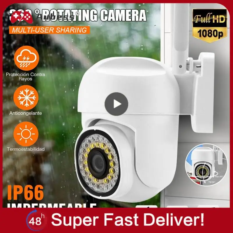 

Wall-mounted Video Surveillance Camcorder Waterproof Wifi Camera 360 Degree Rotation Motion Detection Hd 1080p Camera Smart Home