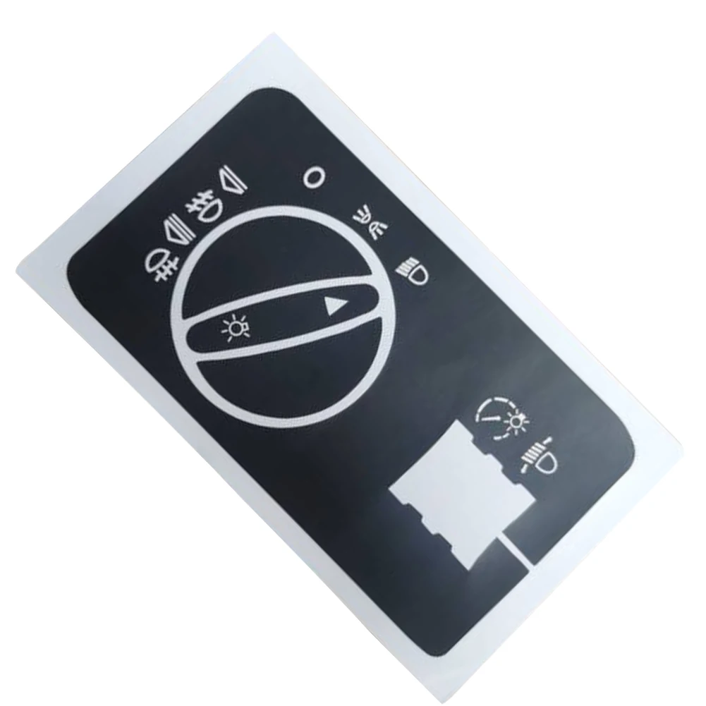 Наклейка на кнопку приборной панели наклейка выключатель света сделай сам