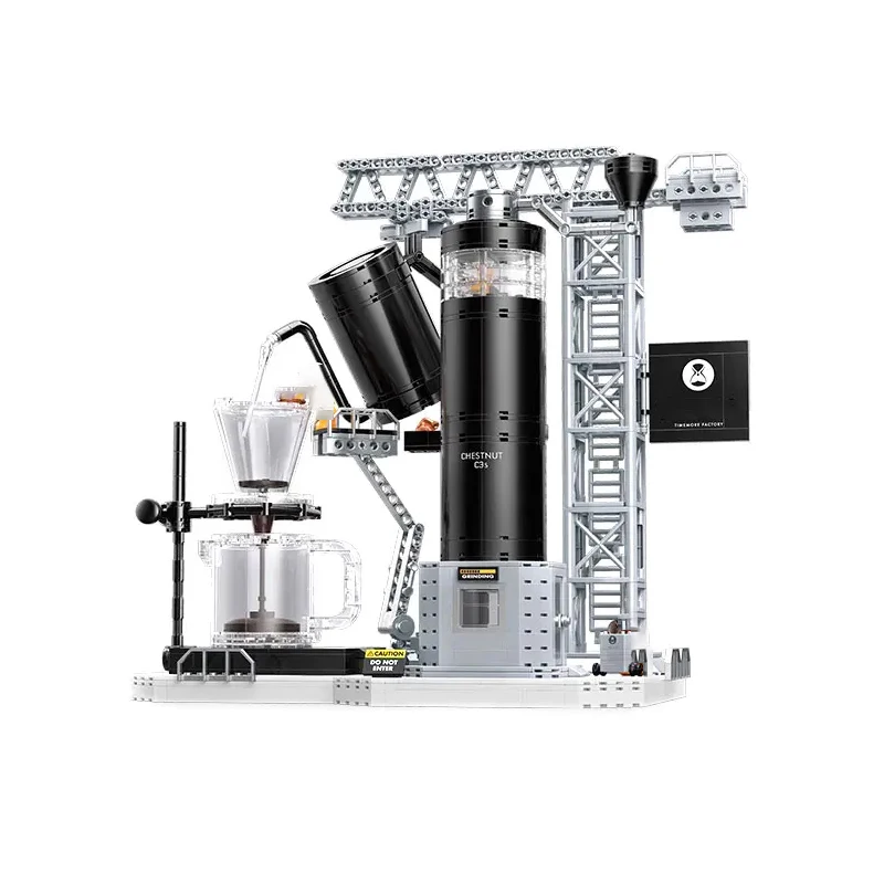 Модель Здания Timemore Coffee Factory Набор Строительных Блоков 1000 Шт. Креативный Эксперт MOC