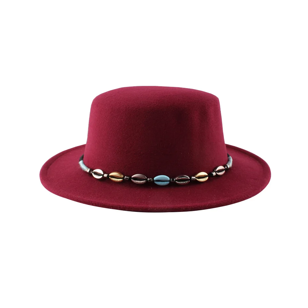 

Amazon Wish Hot Style Dome Cloth Hat Europe And The United States Autumn Winter Warm Small Flat Shell Wool Felt Hat Female Liter