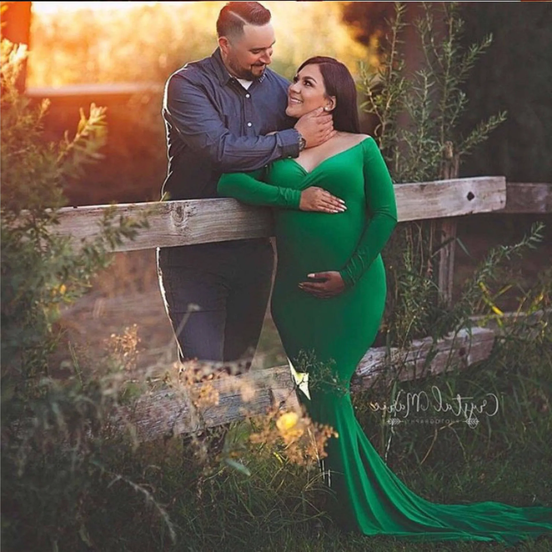 Sexy Shoulderless Maternity Dresses For Photo Shoot Maxi Gown Off Shoulder Women Pregnant Photography Props Long Pregnancy Dress enlarge