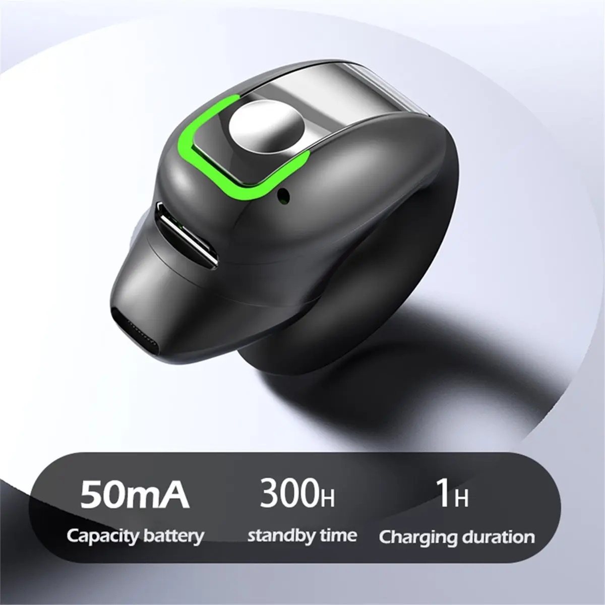 Фото Беспроводная Bluetooth-гарнитура DT75BG GD28 с креплением на ухо, не внутриканальная, стереозвук, для спорта, фитнеса, бега, оди №3