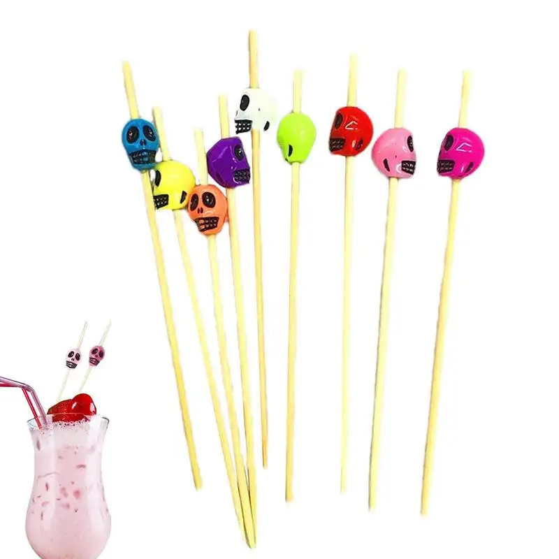 

Cocktail Picks Food Fruit Stick Toothpicks Portable Toothpicks Party Supplies Decorative Cocktail Picks Cocktail Skewers For