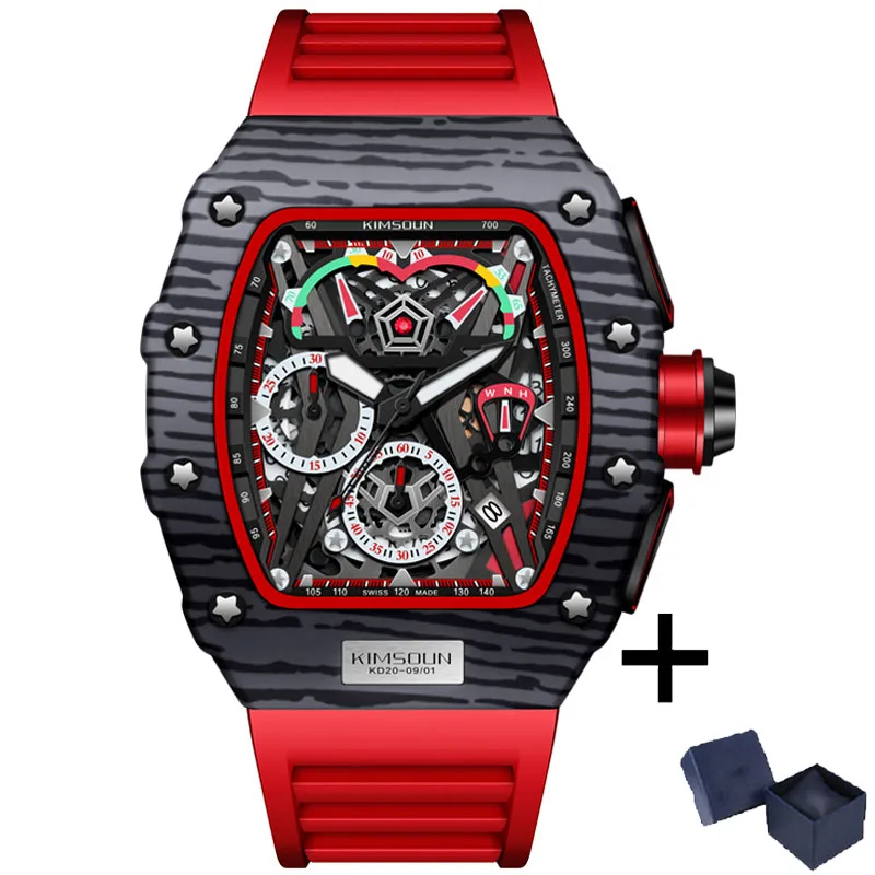 

2023 Hot Luxury Brand Men's Watches Fashion Tonneau Auto Date Sport Waterproof Quartz AAA Mille Wristwatch Man Gift Reloj Hombre