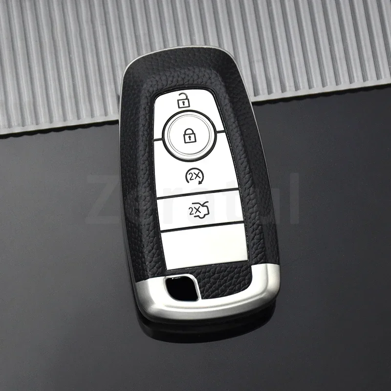 

Кожаный чехол из ТПУ для Ford Fusion Mustang Explorer F150 Edge Mondeo Mk5 Focus Mk4, чехол для автомобильного ключа, аксессуары