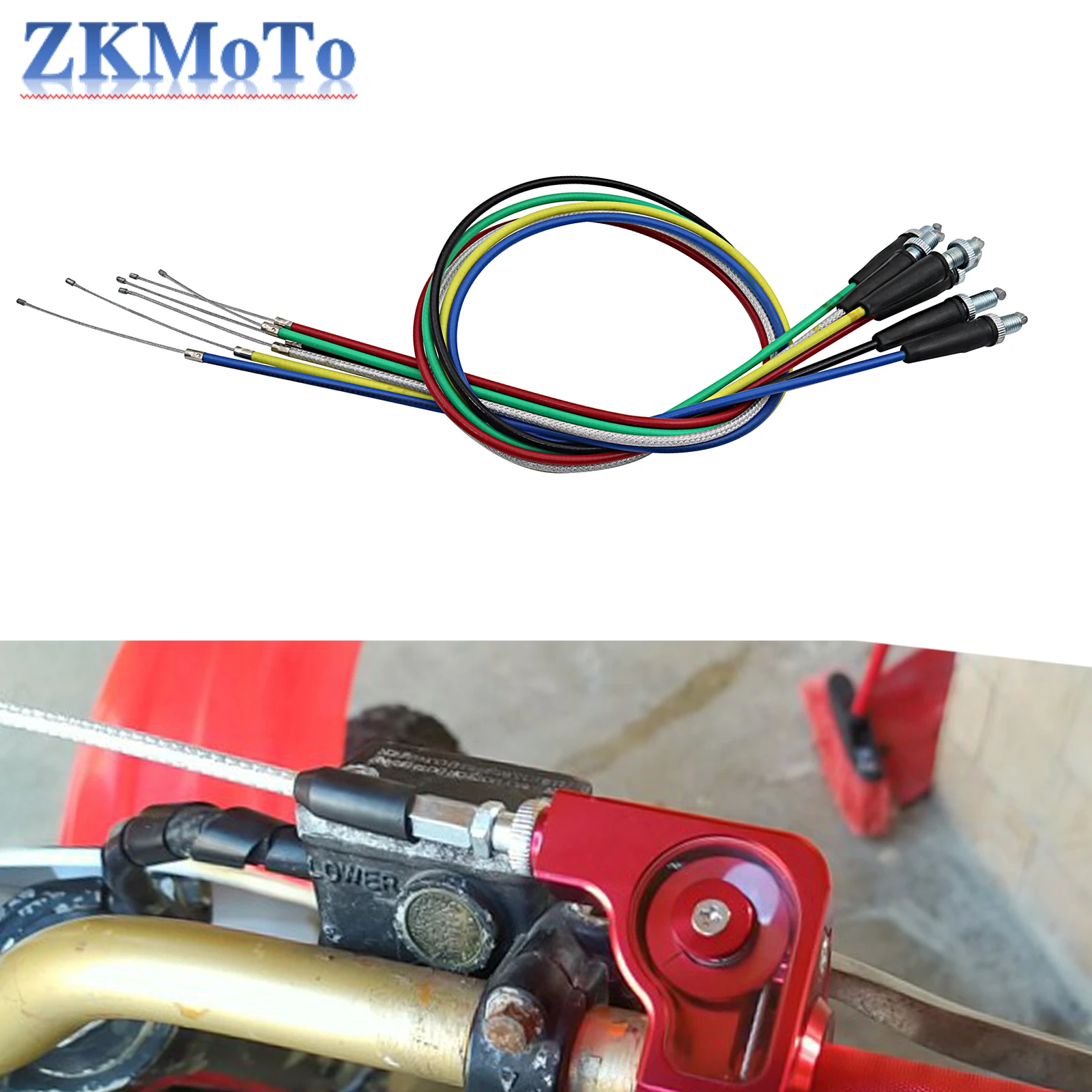 

990 мм 1090 мм 1200 мм прямой кабель газовой дроссельной заслонки для KTM Honda Yamaha Kawasaki Suzuki ATV Байк Мотокросс Универсальный