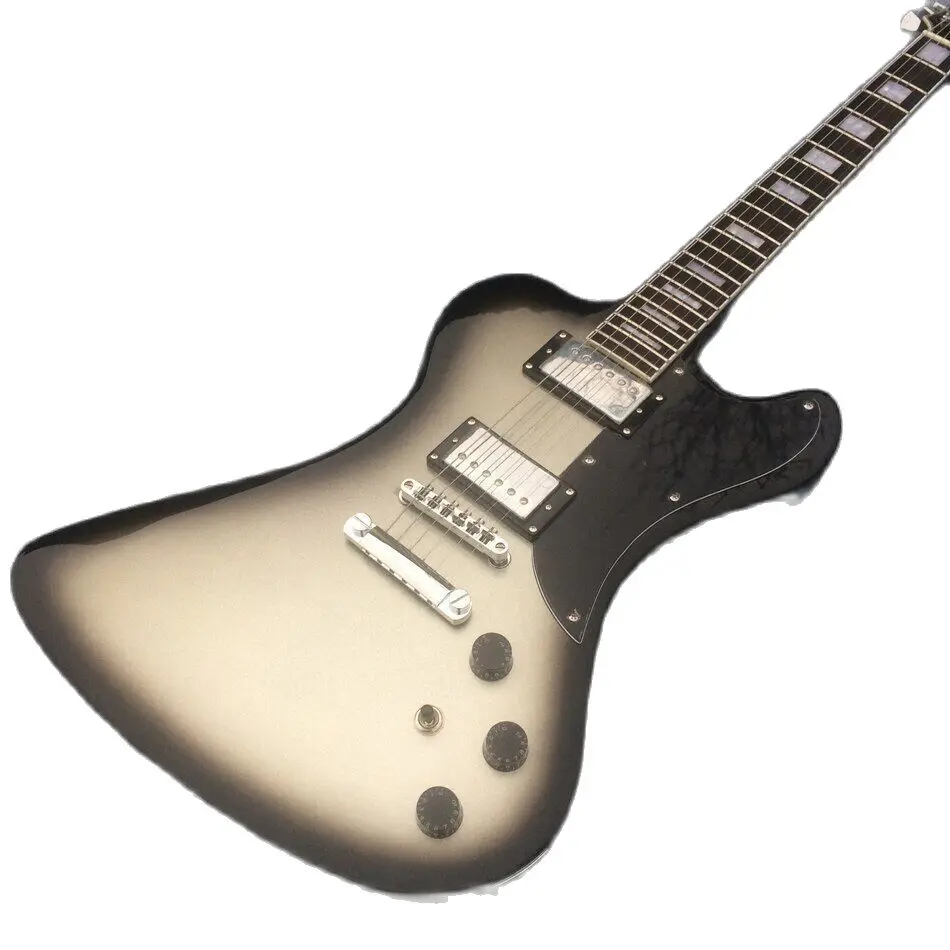 

Rosewood Fingerboard Opposite Silver Grey Guitar High Quality Electric Guitar