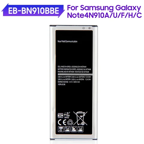 Аккумуляторная батарея для Samsung GALAXY NOTE 4 N910C N9100 N9106W N9108 Note 3 N9002 Note5 N9200
