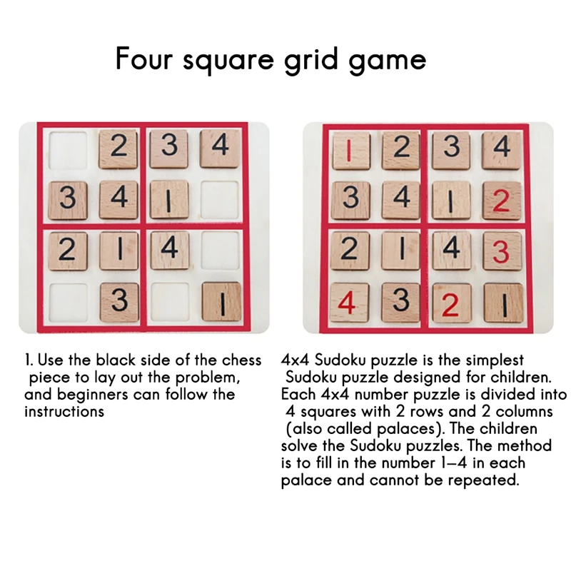 Деревянная игра Судоку цзюгунге судоку с вопросами детское логическое мышление