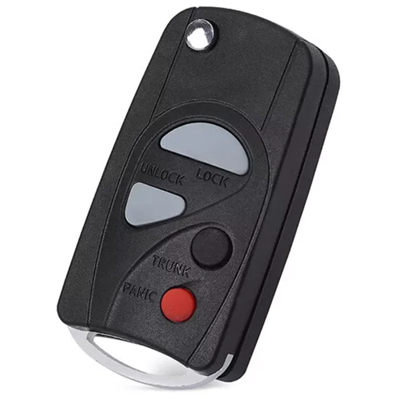 Чехол-брелок KEYECU с 4 кнопками для Nissan Sunny Sentra Maxima Infiniti i30 G20 2000-2006