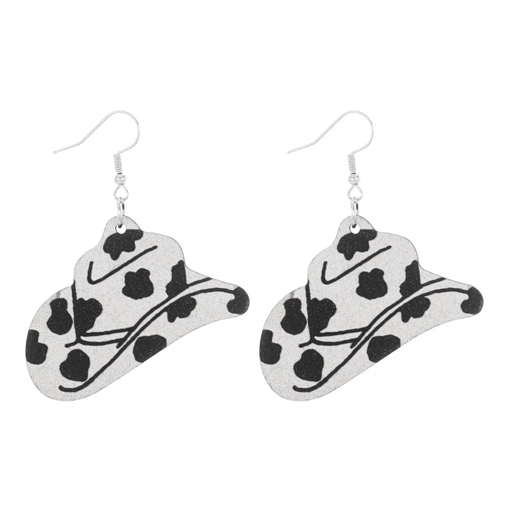 Винтажные серьги в виде ковбойской шляпы западном стиле очаровательные женские