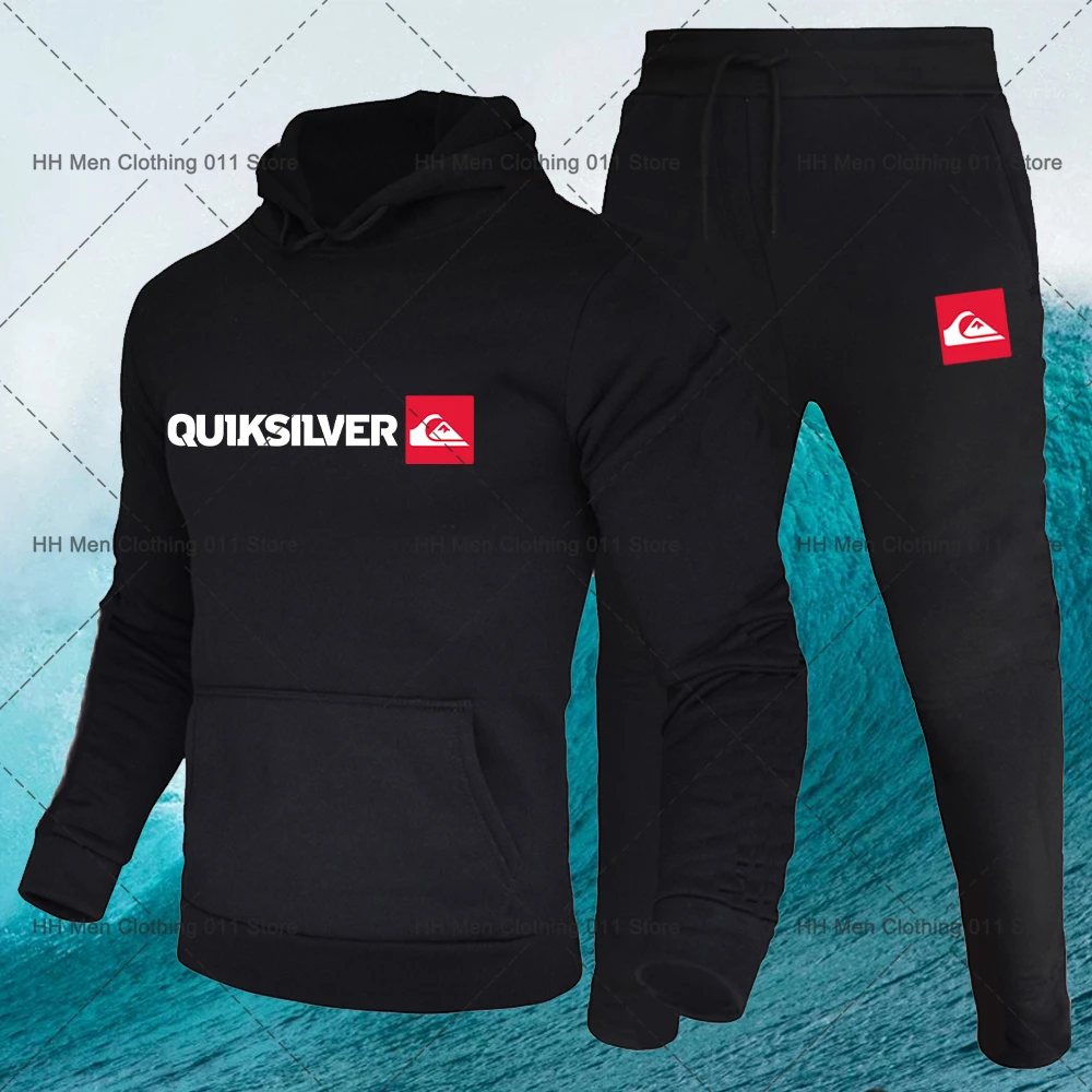 

Костюм спортивный мужской с принтом, свитшот с капюшоном и штаны, комплект одежды для бега, уличная одежда, осень-зима