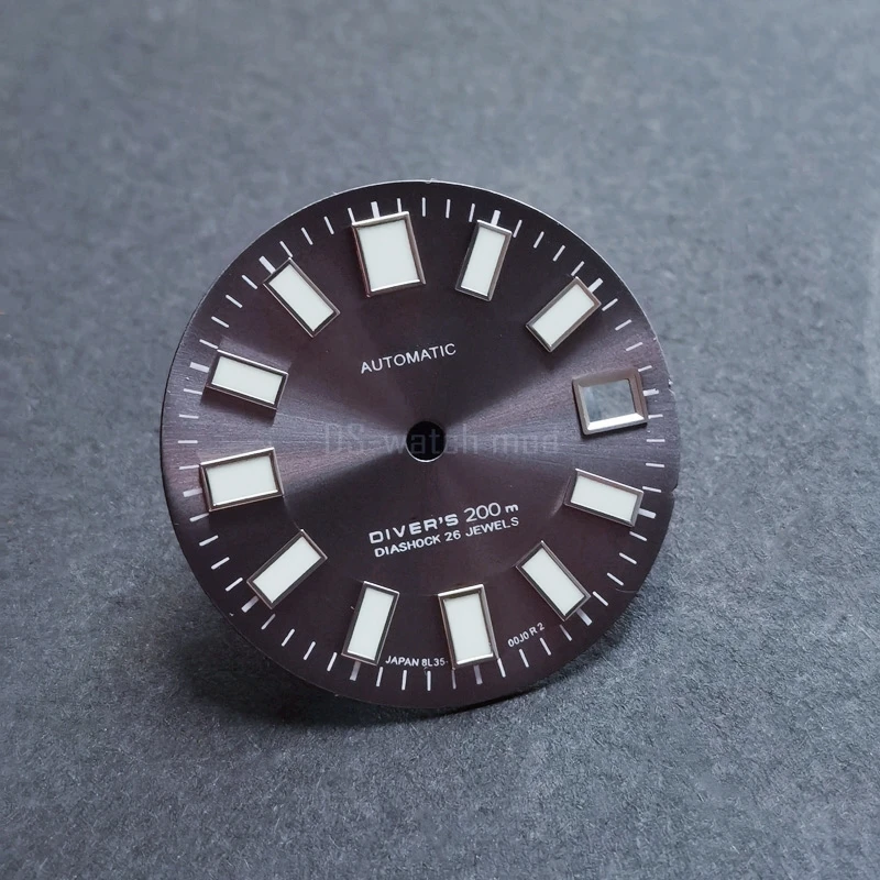 62mas циферблат mod sbdx019 механические часы для дайвинга аксессуары NH35 Skx007 / 009