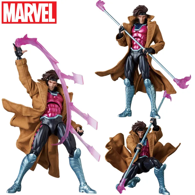 

Оригинальная экшн-фигурка MARVEL Medicom MAFEX, комиксы «геймбит версия Манга». Mafex No.131 MAFEX GAMBIT (комикс версия) модель аниме игрушки