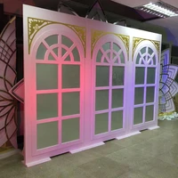 beautiful door shape rectangle wedding backdrop stand for marriage wedding decoration ideal