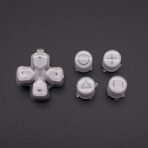 Запасные кнопки для контроллера PS5 Dpad & ABXY Jelly, сменные пусковые кнопки, запасные части для геймпада ps5