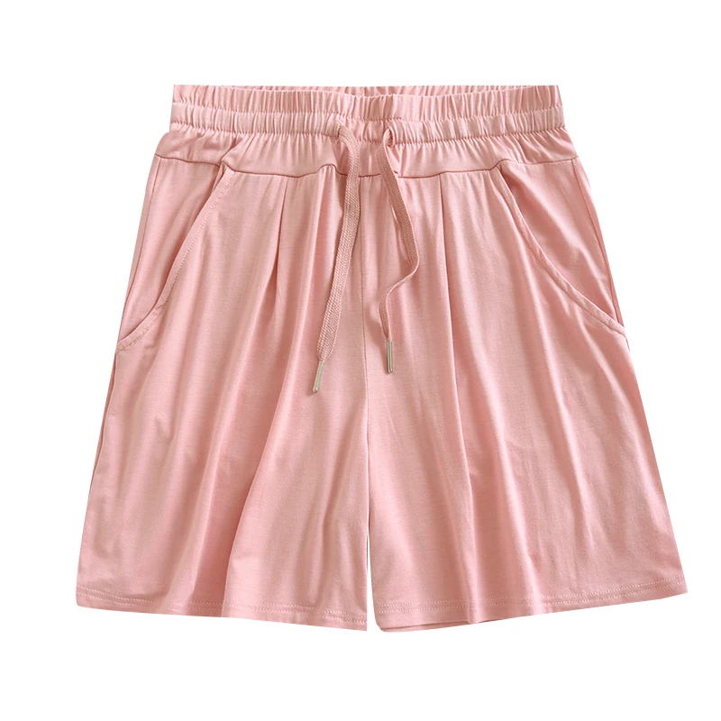 Летние женские шорты укороченные брюки из модала домашние большие плавки