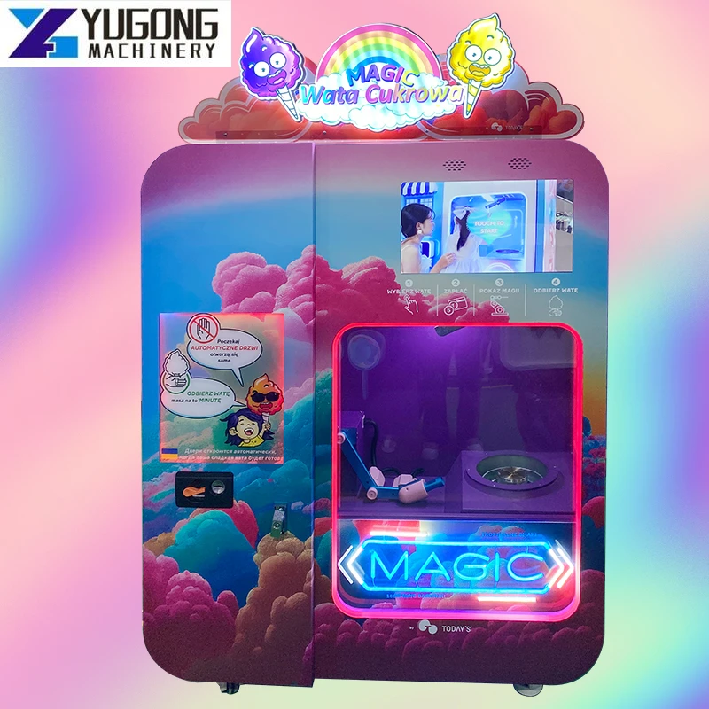 Торговый автомат для продажи хлопковых конфет YG Прямая продажа с завода