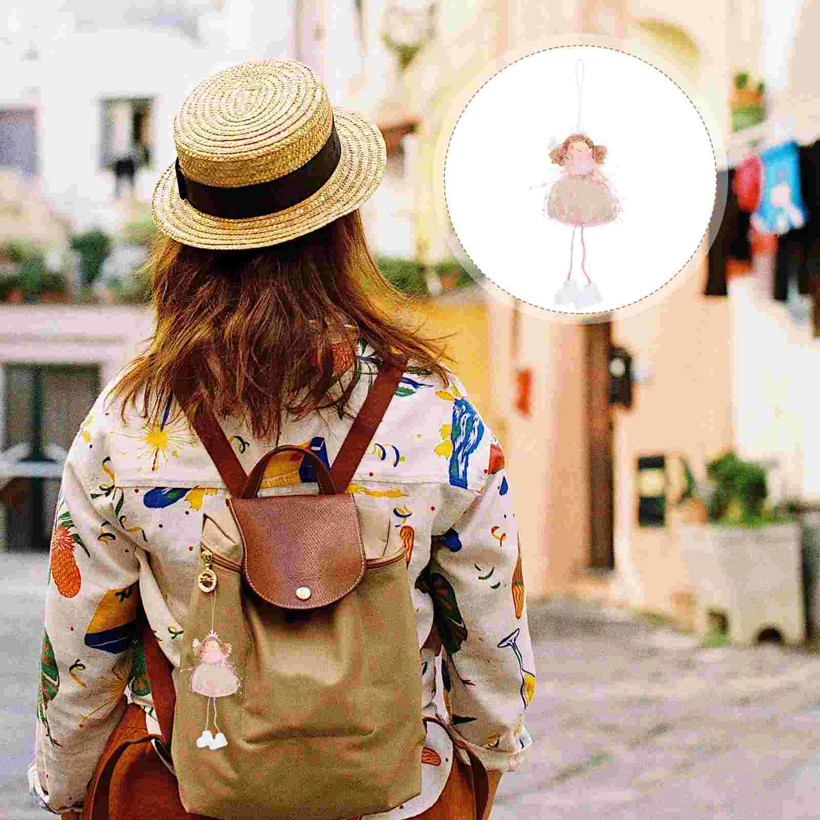 

Cute Angel Photo Hanger Christmas Tree Decor Wings Festival Pendant Cloth Hanging