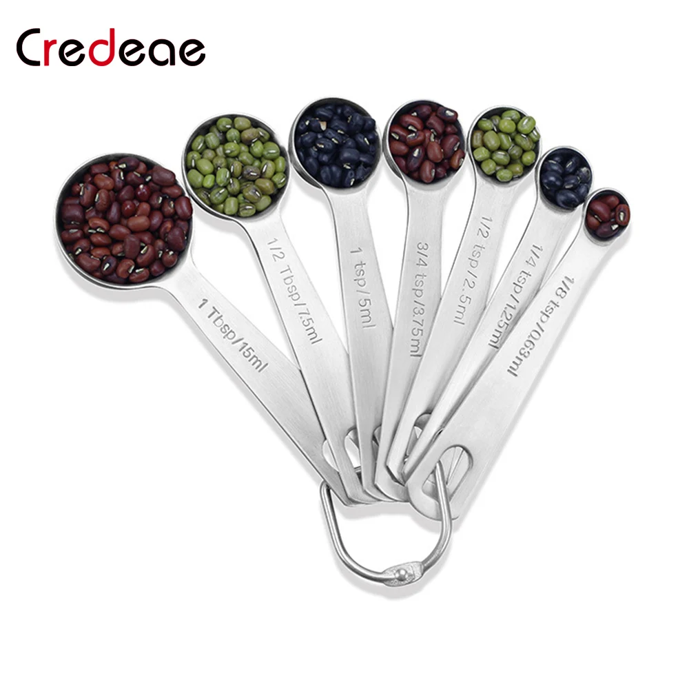 

Набор ложек из нержавеющей стали, многофункциональные ложки для муки, кухонные приборы, ложки для чая, кофе, 11 шт.