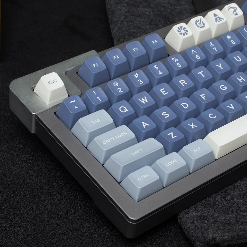 

170 keys ABS Material Double Color Backlight Keycap SA Profile Ice Blue Gray For Cherry MX Mechanical Keyboard 104 87 61 Layout
