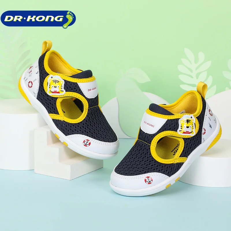 DrKong Spring Cartoon Little Tiger Breathable Toddler Shoes Boys Baby Shoes