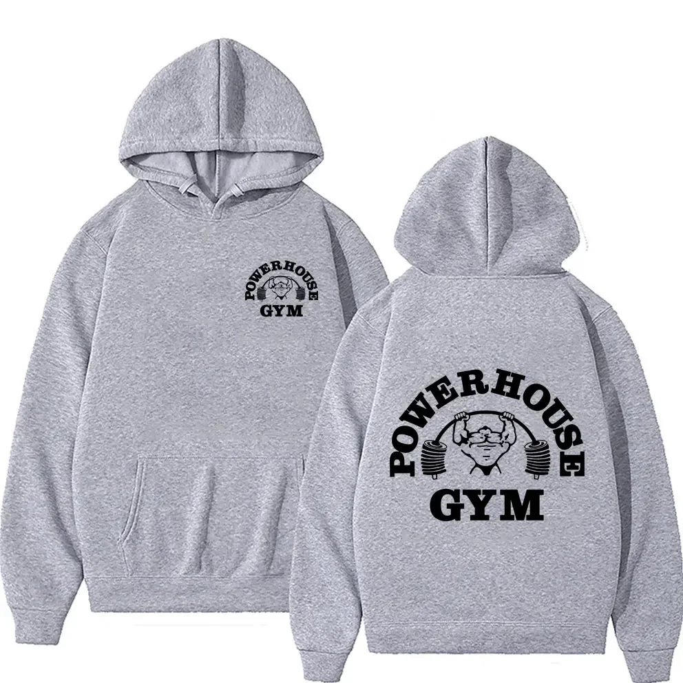 

Powerhouse Gym Logo Hoodie Hoodies Oversized Long Sleeve Fashion Casual Sweatshirt Streetwear Men Women Harajuku Geek Fitness