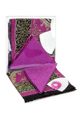 

Ramazana Special Set 6-Prayer Rug-Cover-Skullcap-Rosary-Boxed