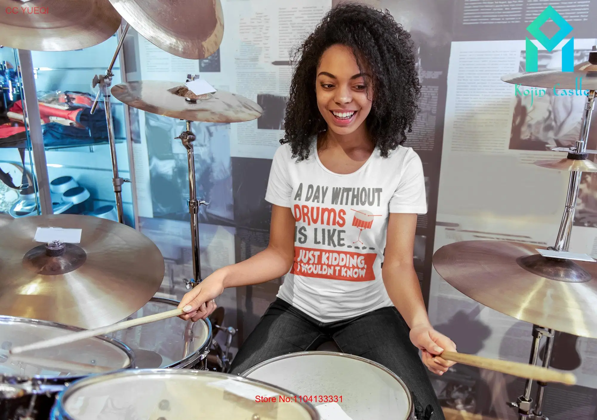 Футболка Cynical Drum Player подарок бойфренду барабанщика футболка для подруги День без