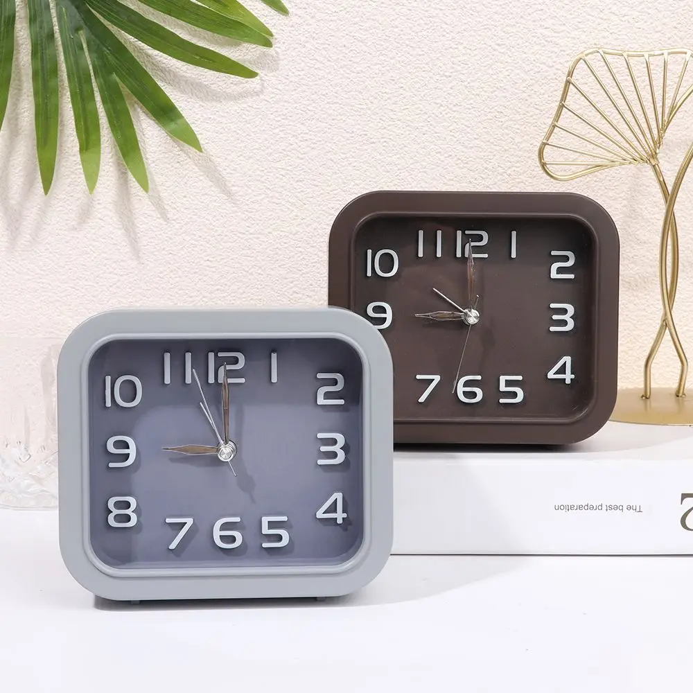 

Кварцевый Будильник с питанием от батарейки, ночсветильник, прикроватные часы без клещей для спальни