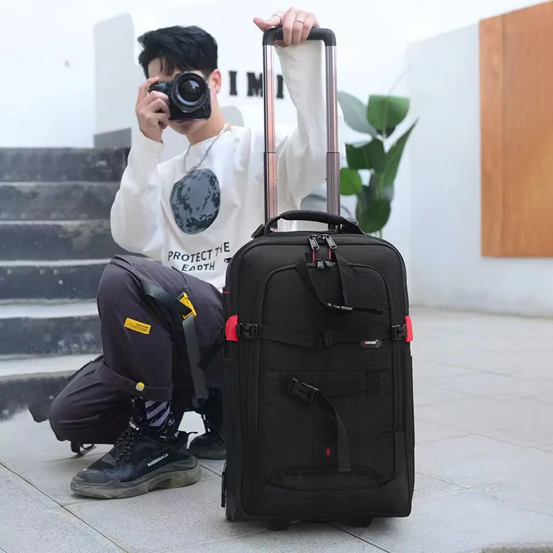 Профессиональный чемодан на колесиках для DSLR-камеры сумка-тележка видеосъемки