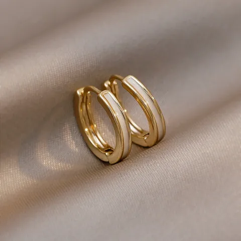 Женские круглые серьги-кольца в Корейском стиле