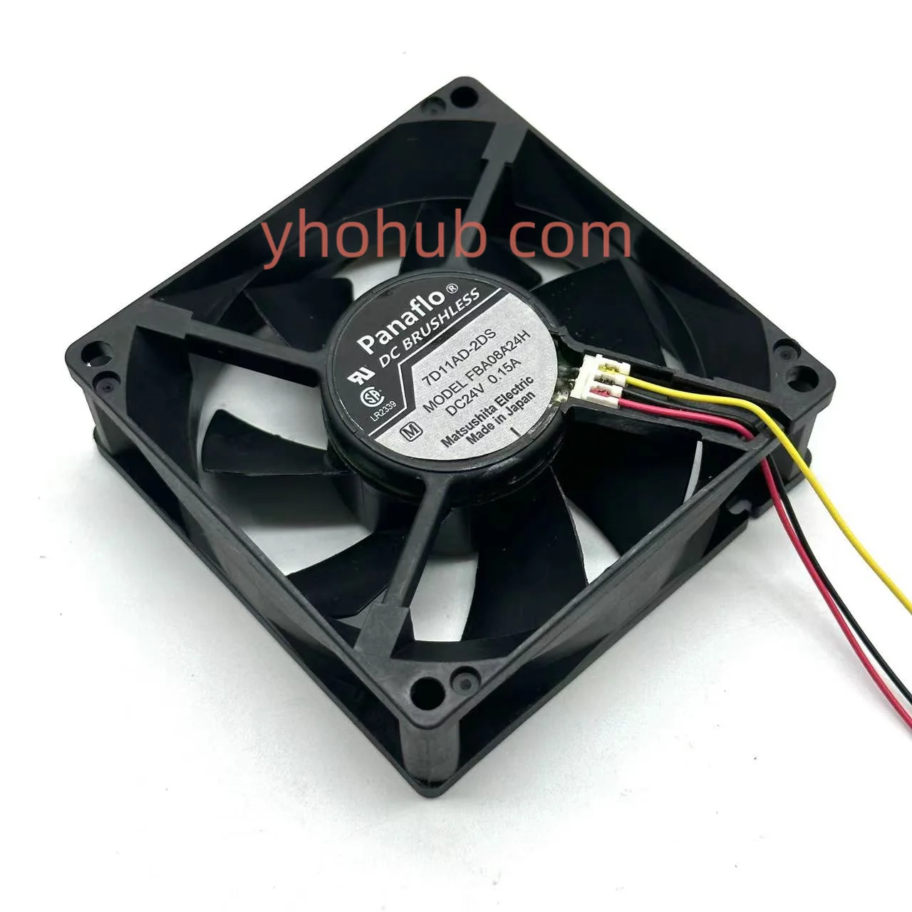 3-проводной вентилятор для охлаждения сервера Panasonic FBA08A24H 2YZ DC 24 В 0.26A 80x80x25 мм