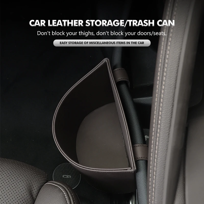 Фото Кожаные органайзеры-контейнеры для мусора на двери автомобиля для Ford Escape, Expedition, Taurus, Ecosport, C-MAX, Galaxy, ST №4