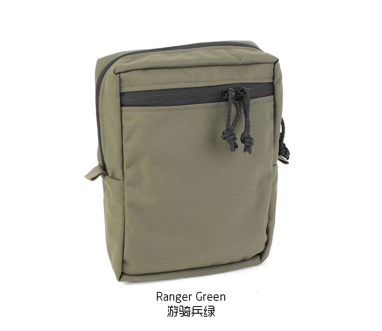 SS GP Longitudinal Zipper Sundry Bag MOLLE Vertical Bag Lv119 Back Plate Tactical Outdoor Camouflage