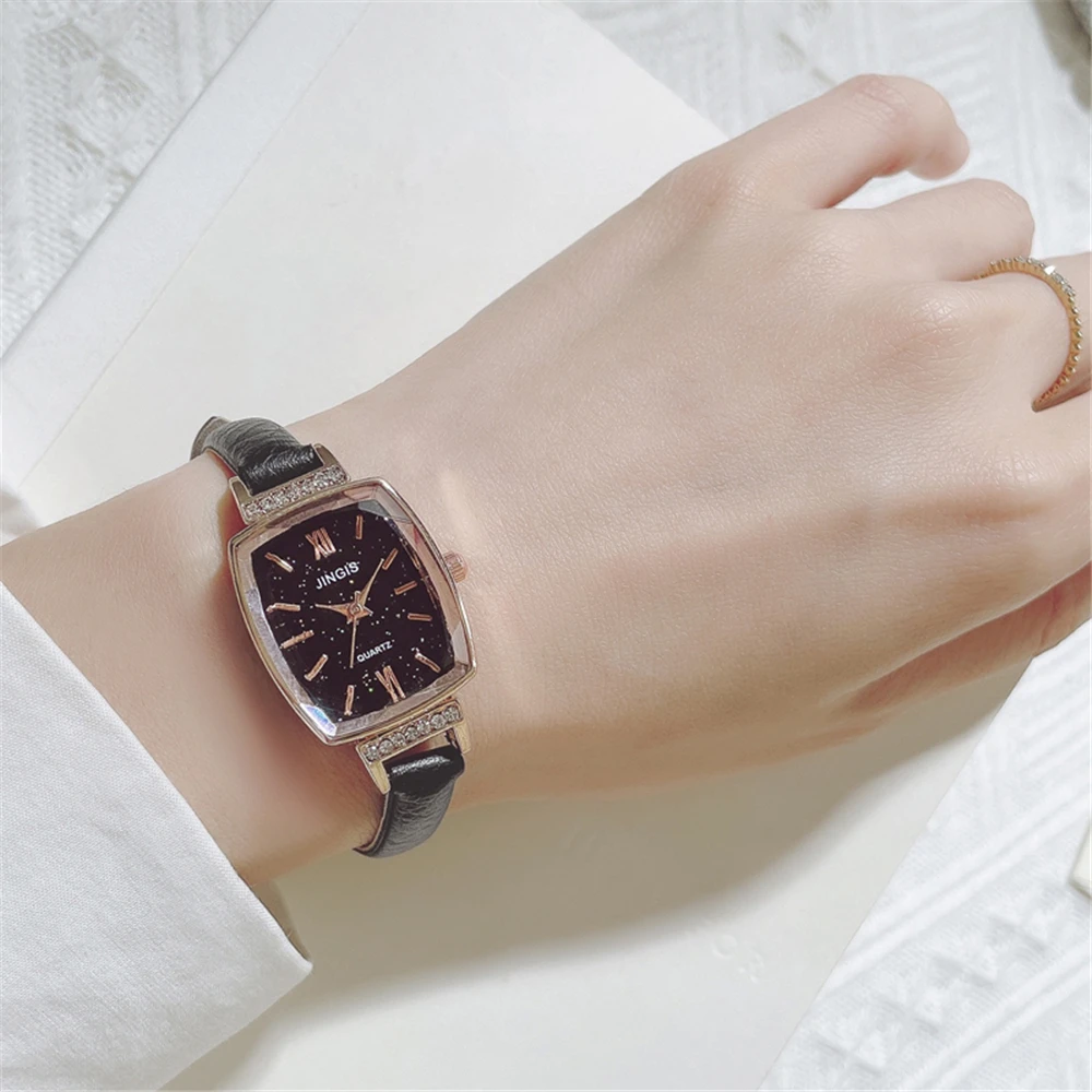 Мода 2022 Ретро стиль женские часы Roma повседневные винтажные Женские кварцевые