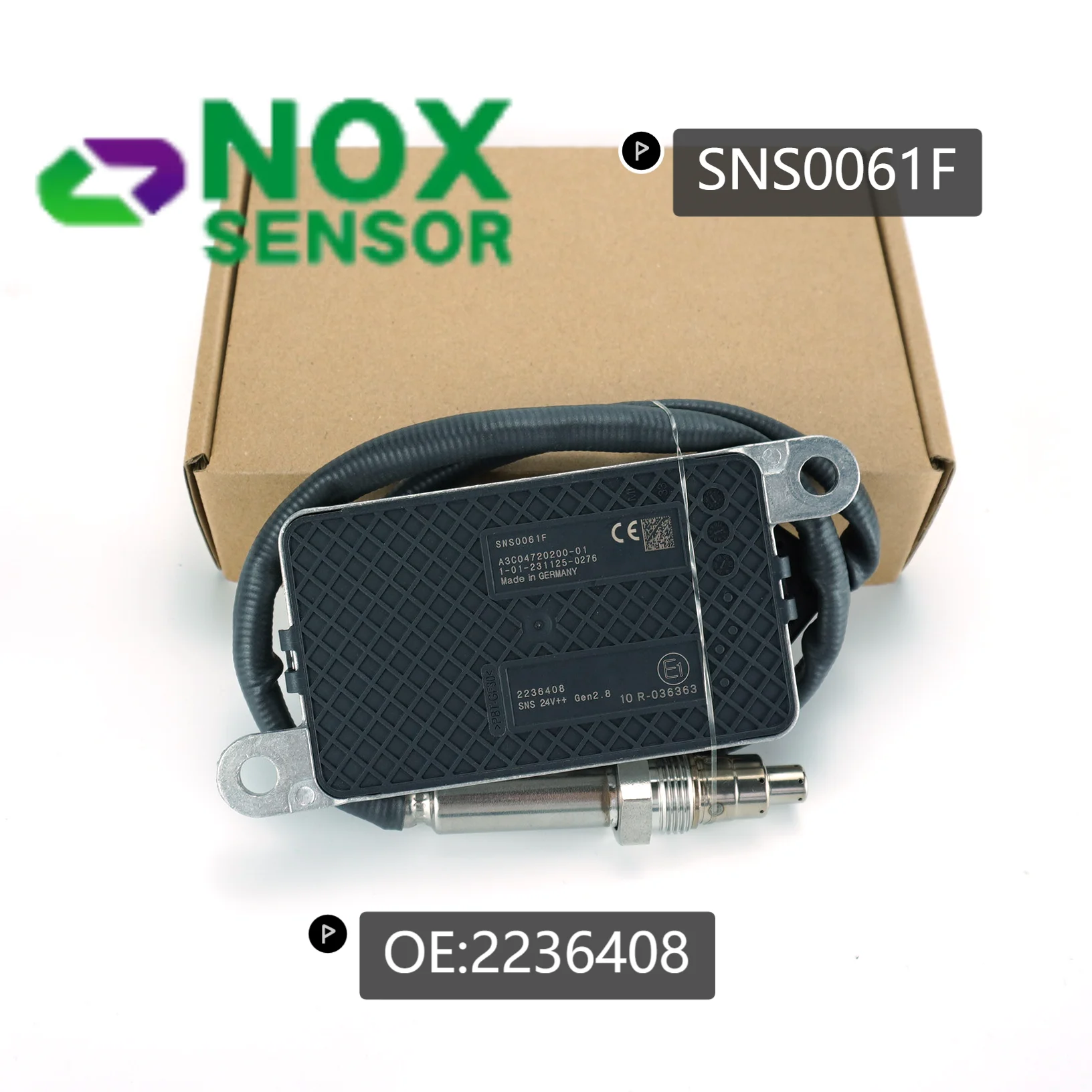 2236408 SNS0061F оригинальный новый датчик оксида азота Датчик Nox для грузовика DAF 24 В