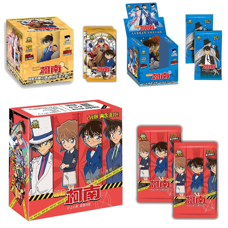 

Detective Conan Anime TCG Game Collection Cards Pack Booster Box Rare SSR Surrounding Table Toys For Family Children Gift