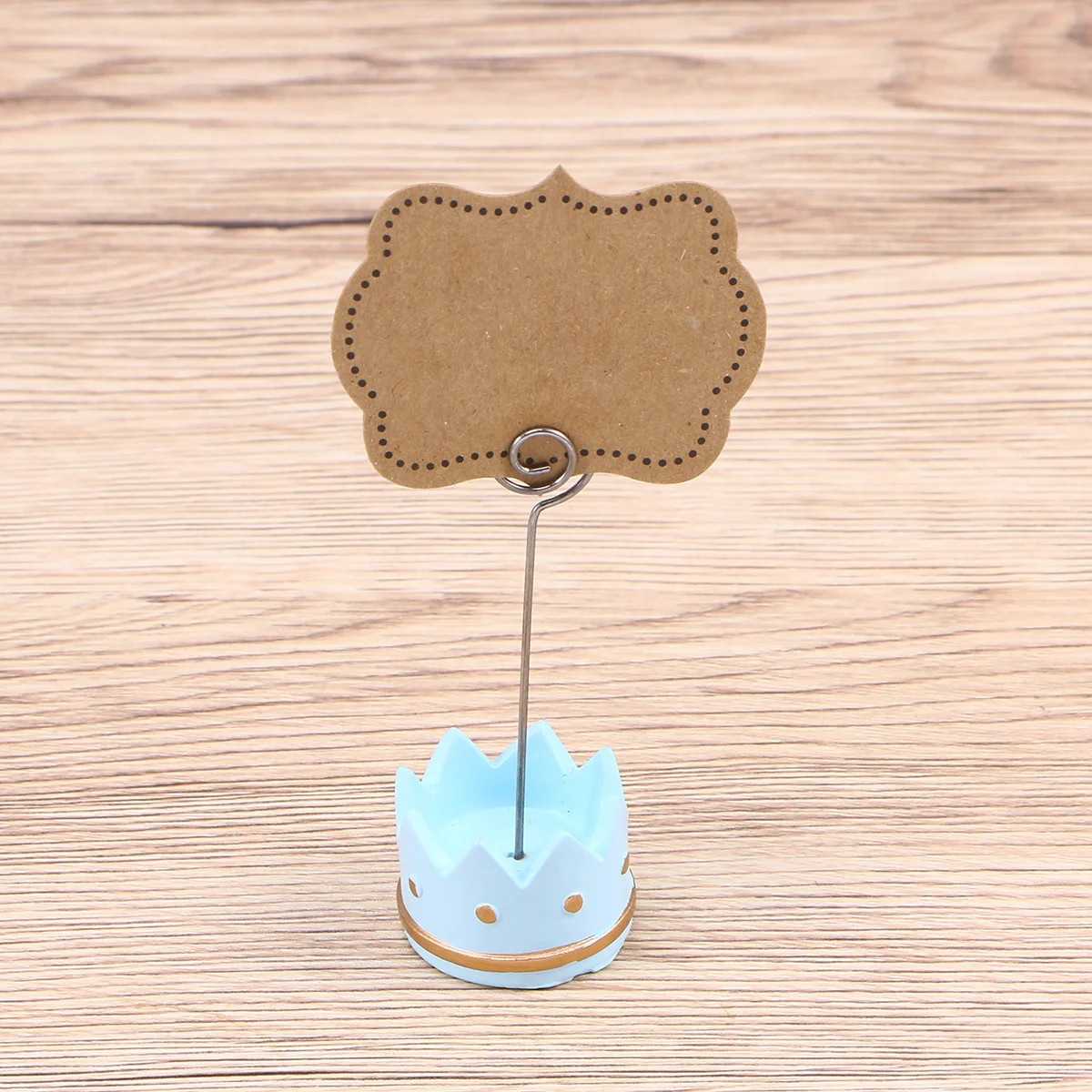 

6pcs Table Holders Party Place Holder Clothes Name Table Setting Marker Shop Display Price ( Blue )