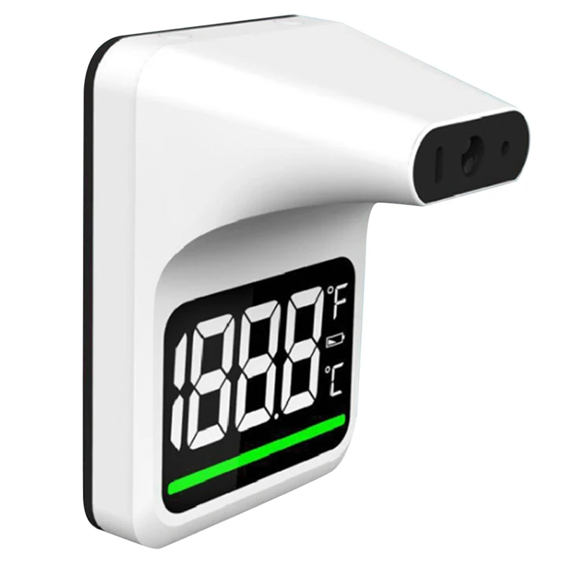 

Wall-Mounted Bluetooth Infrared Thermometer Non-Contact Forehead Body Thermometer LCD Display Office Metro Home Use