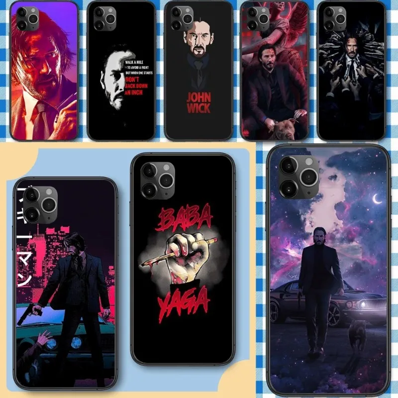 Чехол для телефона с экшн-фильмом Джон фитиль IPhone 12 Pro X XS Max XR 7 8 Plus Mini 11 SE 2020 |