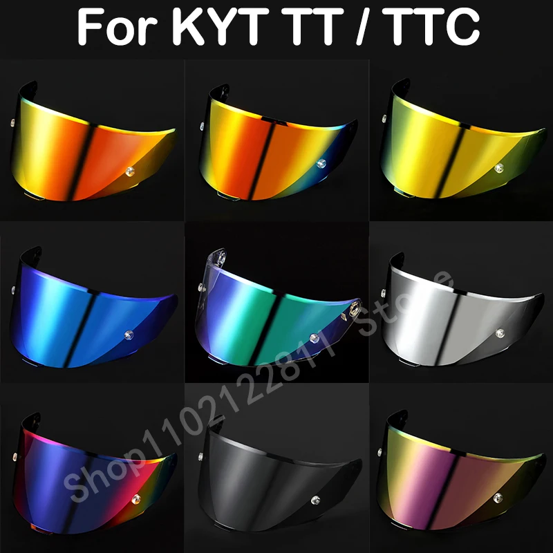 Enlarge For KYT TT Course Motorcycle Helmet Full Face Helmet Visor Shield Lens MotorcycleAccessories Windshield TTC VESC-8 Revo Capacete