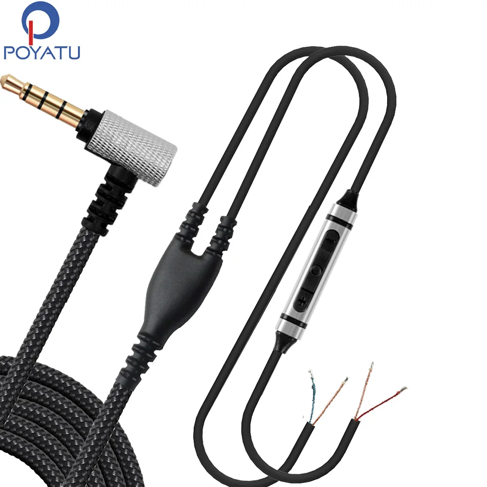 Upgrade DIY Repair Cable for KOSS PP Portable Portapro Porta-Pro Headset Replacement Cable Cord With Mic / Without Microphone