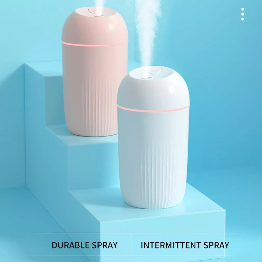 

USB Silent Humidifier Soft Night Light Aroma Diffuser Continuous/Intermittent Spray Office Home Humidifier