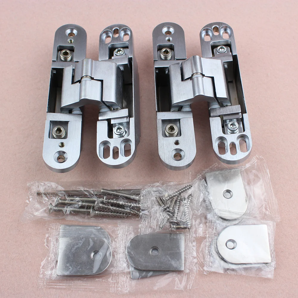 

RCH-10 2 шт. трехсторонний Невидимый Регулируемый тяжелый подшипник 60 кг деревянная дверная перекрестная скрытая петля