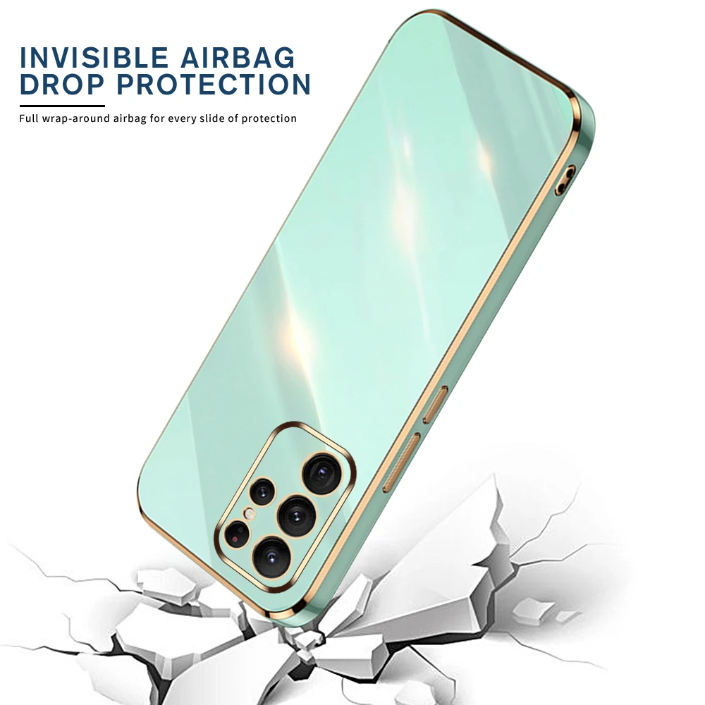 Ультратонкий квадратный силиконовый мягкий чехол S22 для Samsung Galaxy Ultra S 22 Plus Coque Funda