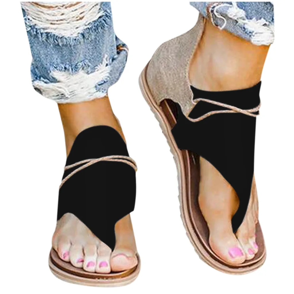 

Summer Flat Sandals Woman 2021 New Female Zipper Slip-on Clip-toe Flat Shoes Zapatos Lady Casual Beach Sandals Sandalia Feminina
