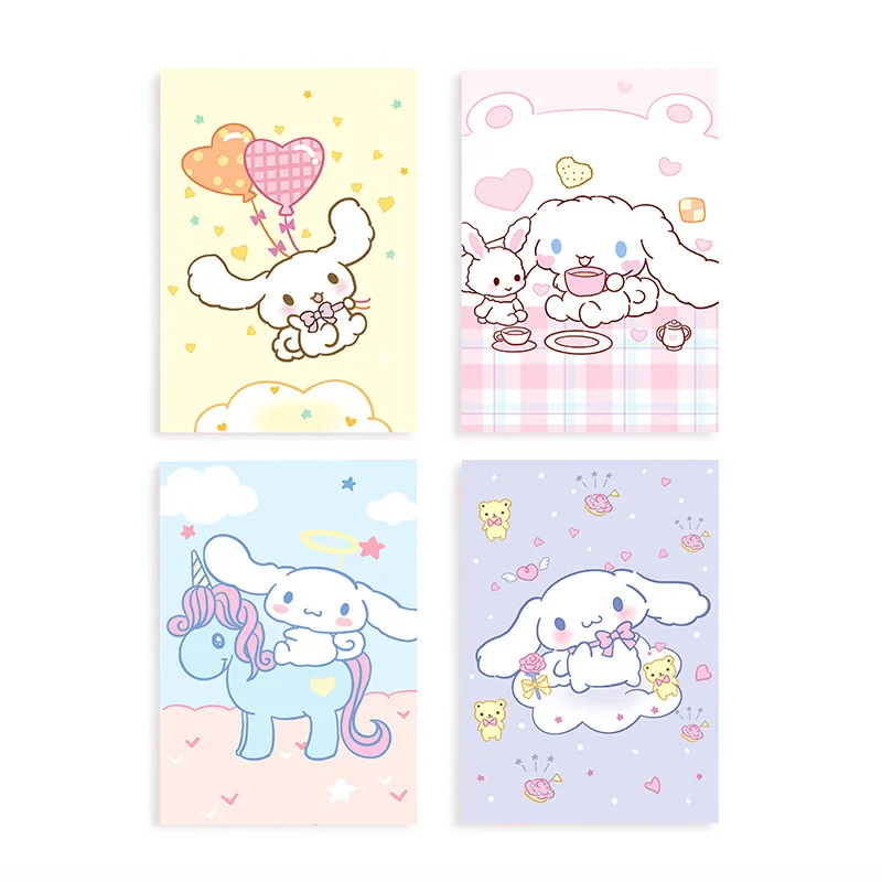 Anime Cinnamoroll Dressing Mirror Kawaii Hand-Painted Folding Makeup Mirror Hd Desktop Portable Mirror Cute Cartoon Gift Girls