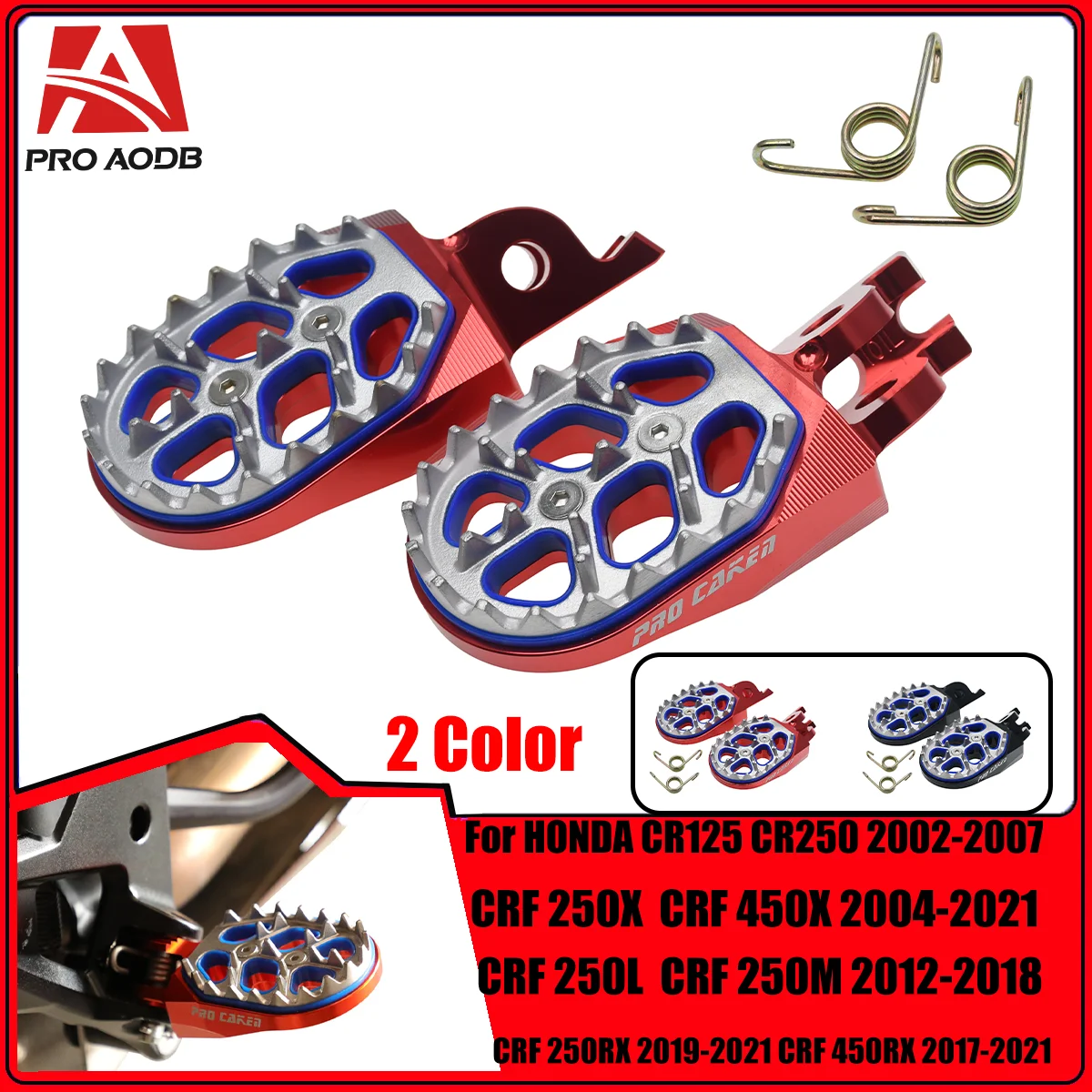 Подножки для мотоцикла с ЧПУ подножки педалей HONDA CR 125 250 150R CR250R CRF 250R 450R 450 X RX L M