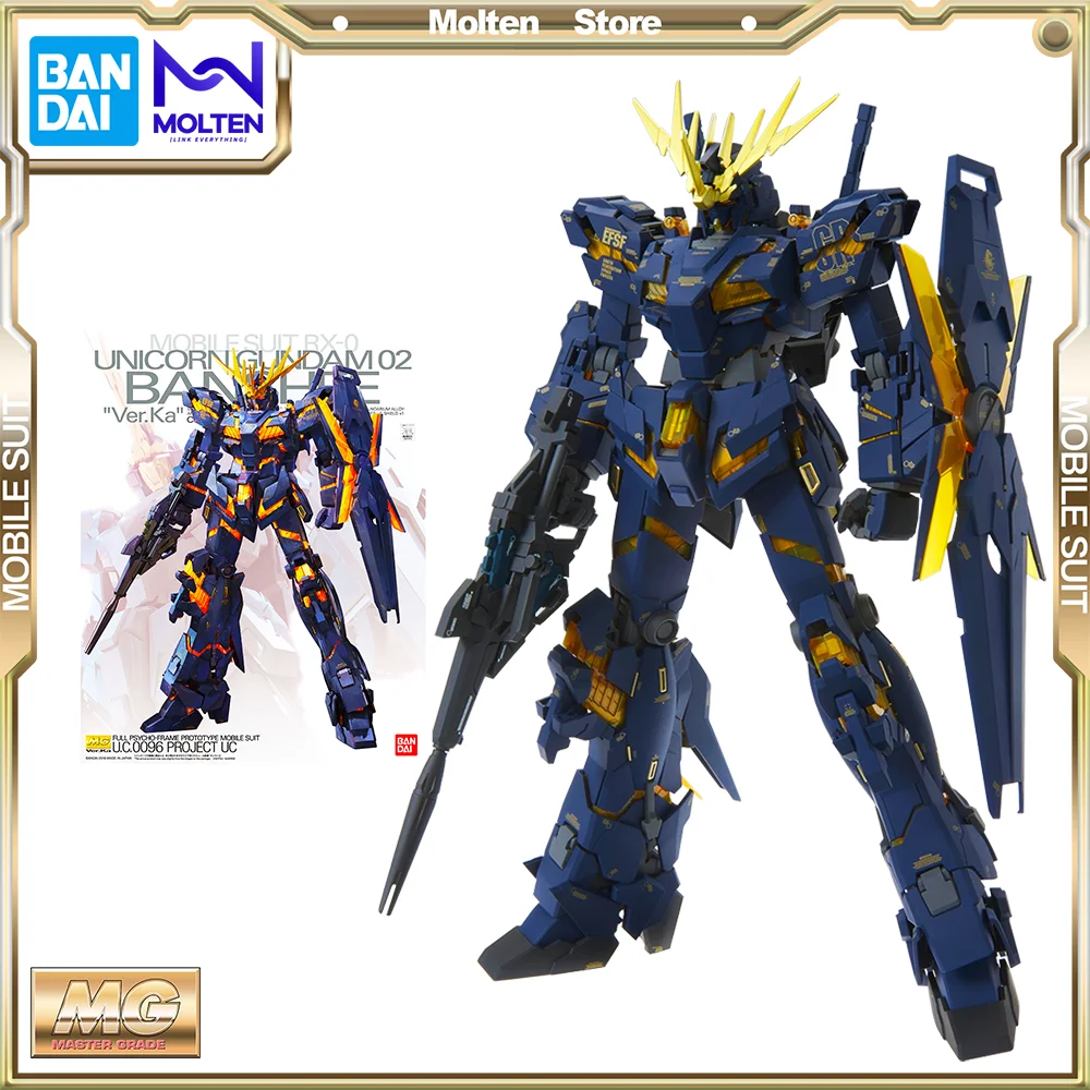 

BANDAI Original MG 1/100 Unicorn Gundam 02 Banshee Ver.Ka Gundam UC (Unicorn) Model Kit Gunpla Assembly/Assembling